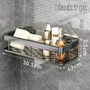 SpaceMax Metal Bathroom Shelves Stylish Durable Easy Assembly