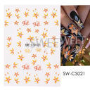Sparkling 3D Christmas Nail Art Stickers for Holiday Glamour
