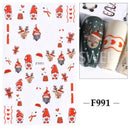 Sparkling 3D Christmas Nail Art Stickers for Holiday Glamour