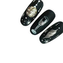 Shiny 3D Nail Art Stickers For Xmas