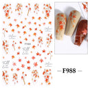 Sparkling 3D Christmas Nail Art Stickers for Holiday Glamour