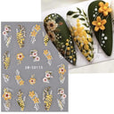 Sparkling 5D Christmas Nail Art Stickers for Winter Nails