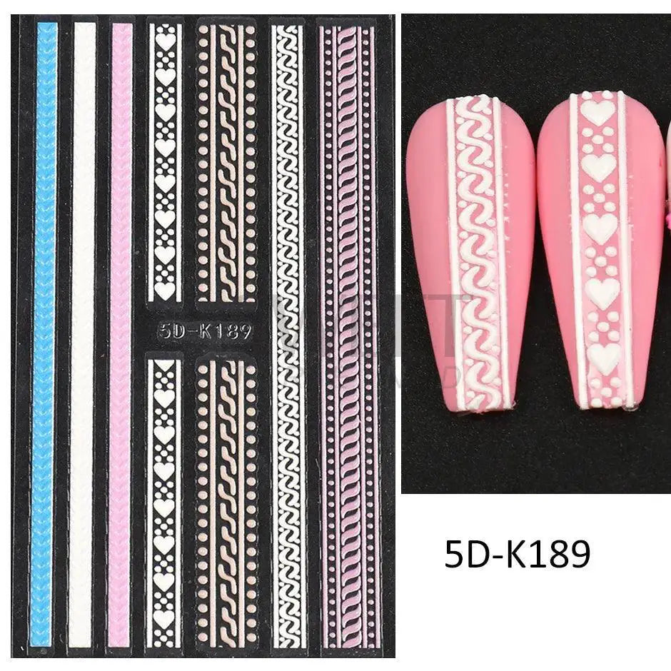 Nail Art Stickers for Beginners Sparkle — SW-5D13