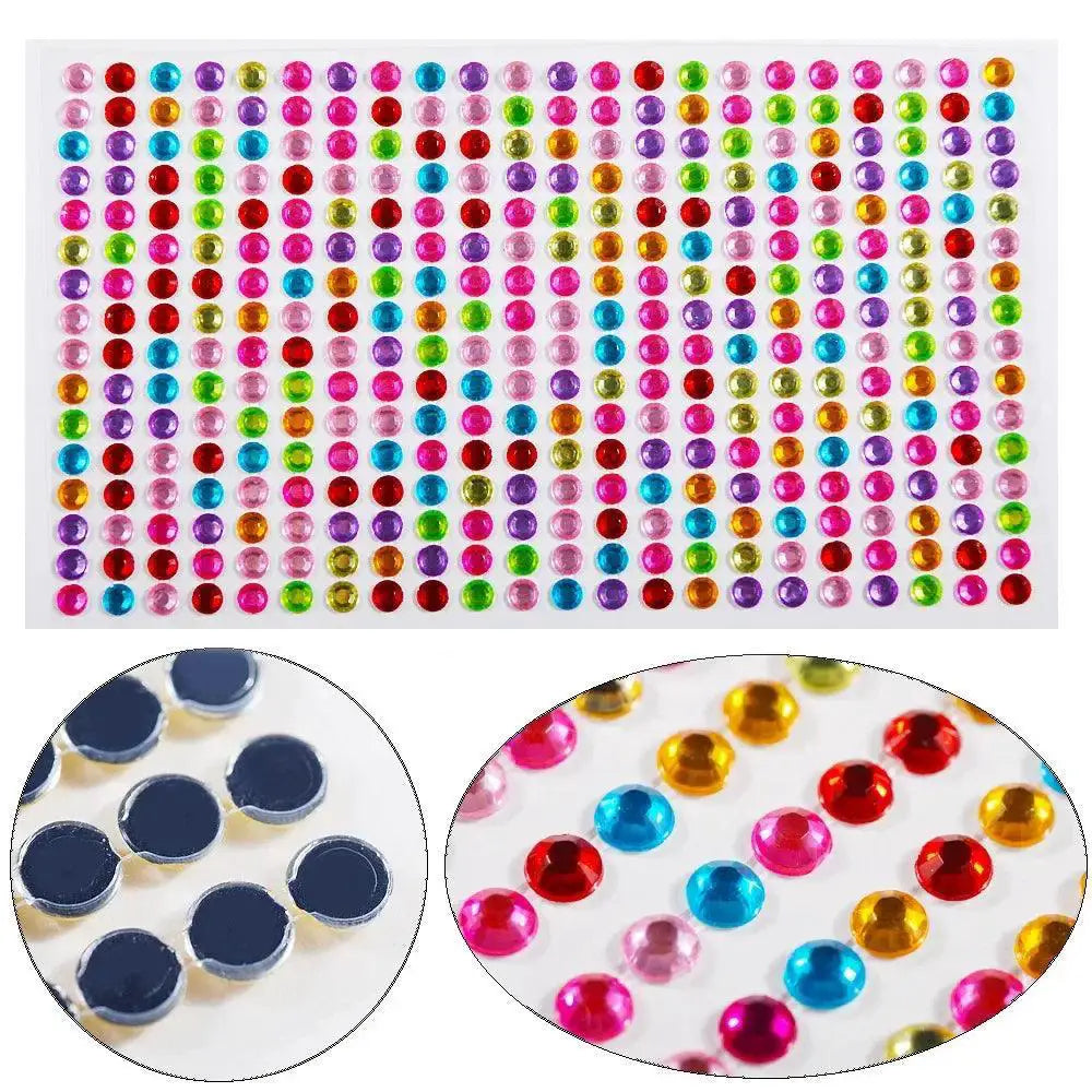 Sparkling Rhinestone Face Jewels For Festivals And Parties