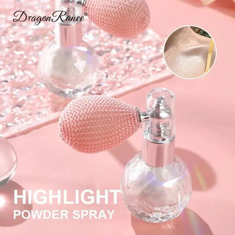 Sparkling Glitter Highlighter Spray For Radiant Makeup Glow