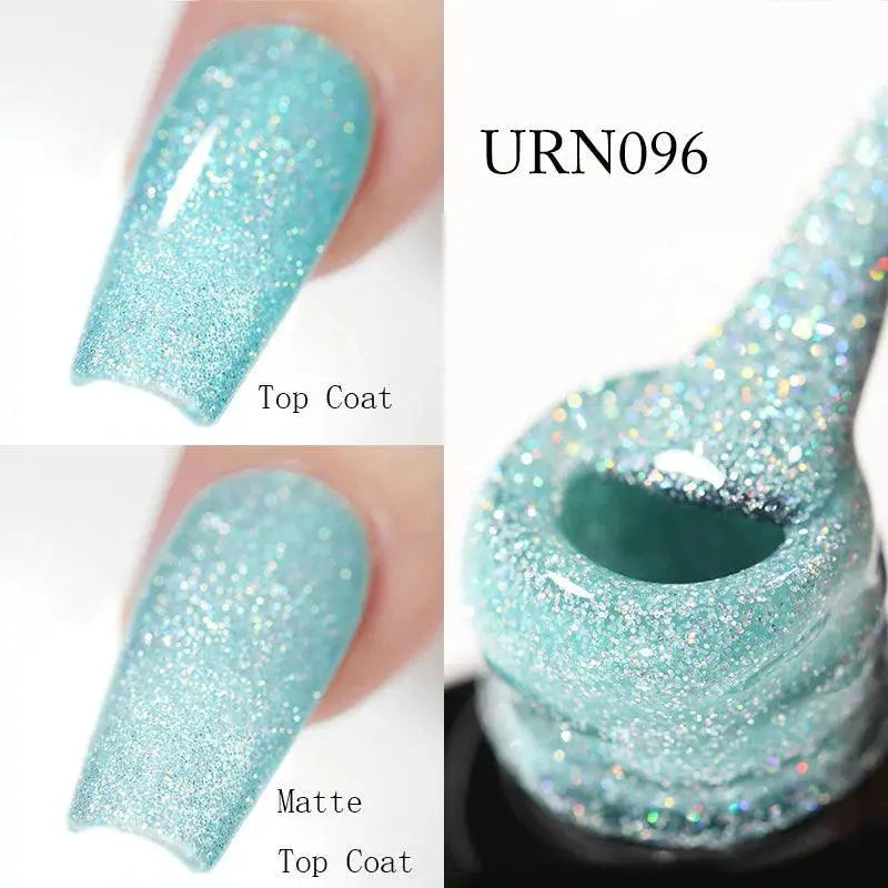 Sparkling Sequins Gel Nail Polish Glamorous UV LED Varnish