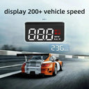 Speed and Temp Readout HUD for Drivers