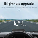 Speed and Temp Readout HUD for Drivers