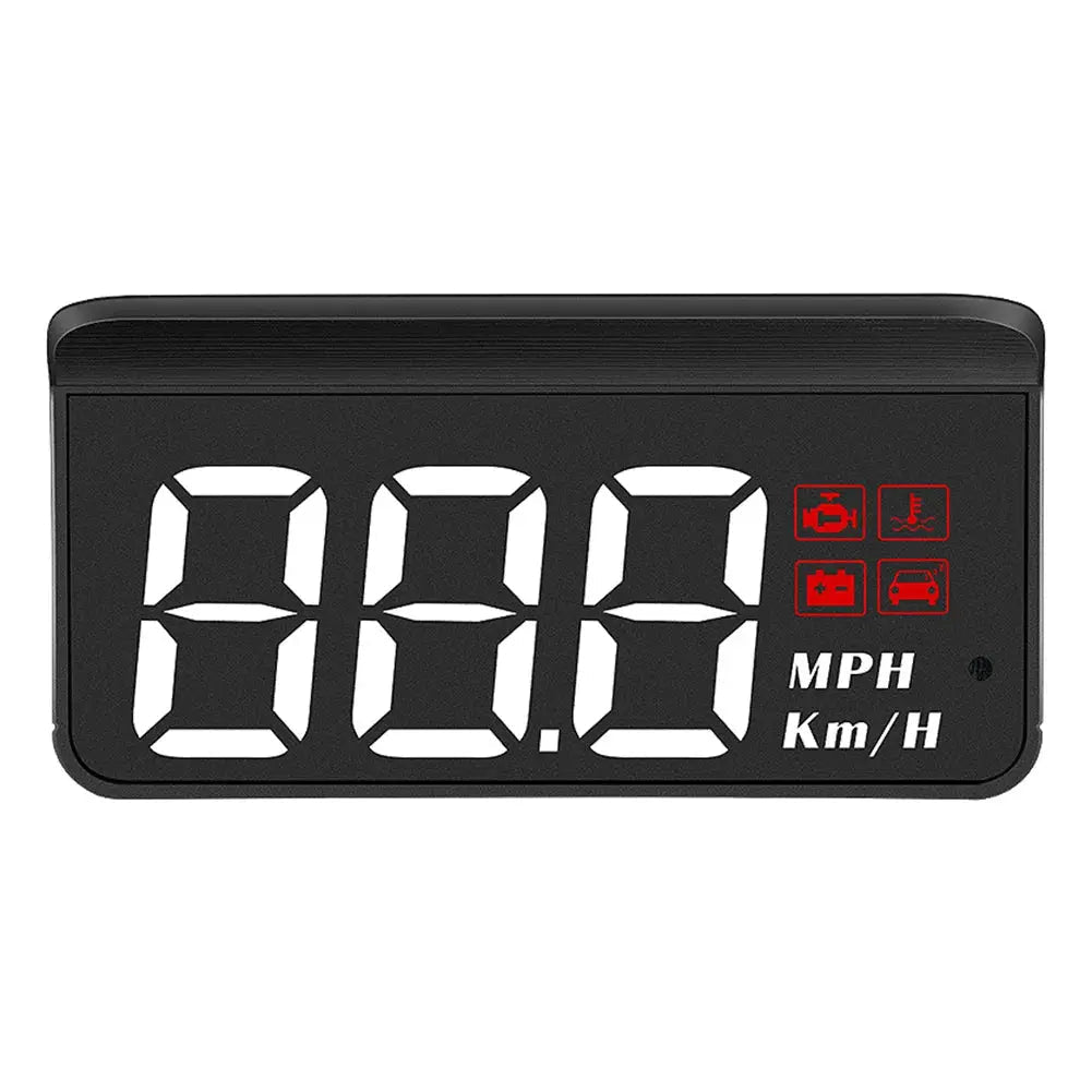 Speed and Temp Readout HUD for Drivers