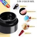 Spider Web Wire Drawing Gel Nail Polish Set Vibrant Art