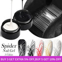 Spider Web Wire Drawing Gel Nail Polish Set Vibrant Art