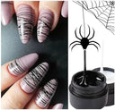 Spider Web Wire Drawing Gel Nail Polish Set Vibrant Art