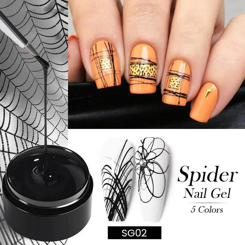 Spider Wire Gel Nail Polish Set For Creative Nail Art