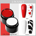 Spider Wire Gel Nail Polish Set for Creative Designs