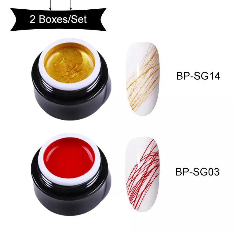 Spider Wire Gel Nail Polish Set For Creative Nail Art