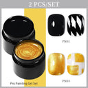 Spider Wire Gel Nail Polish Set for Creative Designs