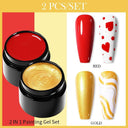 Spider Wire Gel Nail Polish Set for Creative Designs