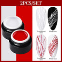Spider Wire Gel Nail Polish Set for Creative Designs