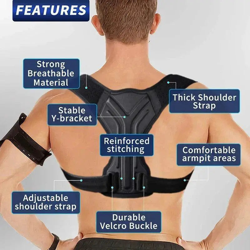 Spine Aligner Belt For Posture Support And Back Pain Relief