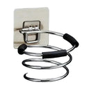 Space-Saving Spiral Hair Dryer Holder