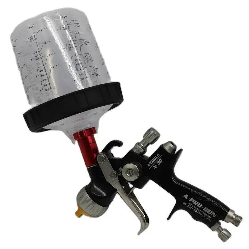 Professional Spray Gun With 1.3 And 1.7mm Nozzles 600cc Tank