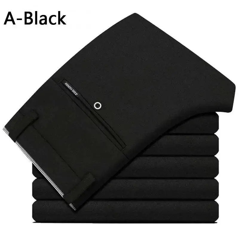Spring Men Elastic Trousers For Business Casual 28 To 40