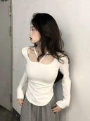 Spring Charm Slim-Fit T-shirt Stylish Clothes for Fashionistas