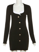 Square Collar Dress for Modern Fashionistas Elevate Style