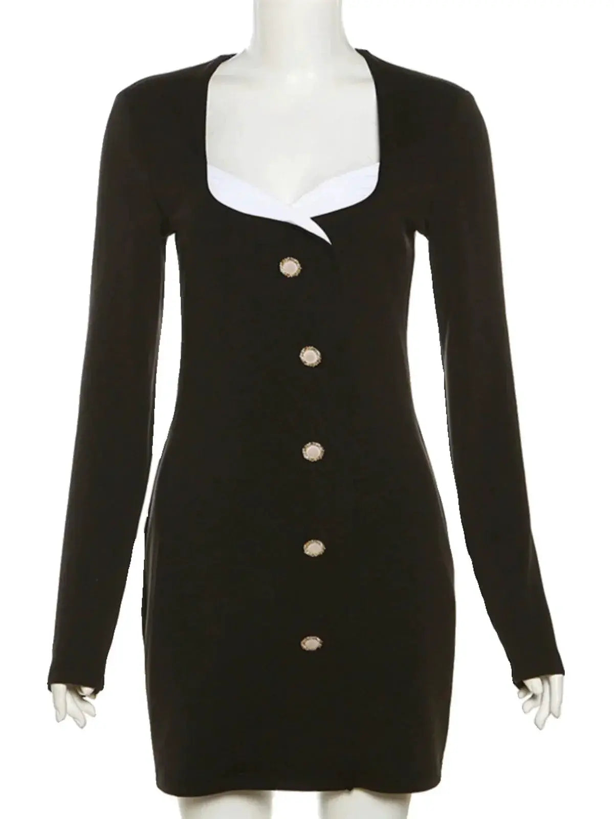 Square Collar Dress For Modern Fashionistas Elevate Style
