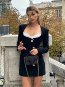 Square Collar Dress for Modern Fashionistas Elevate Style