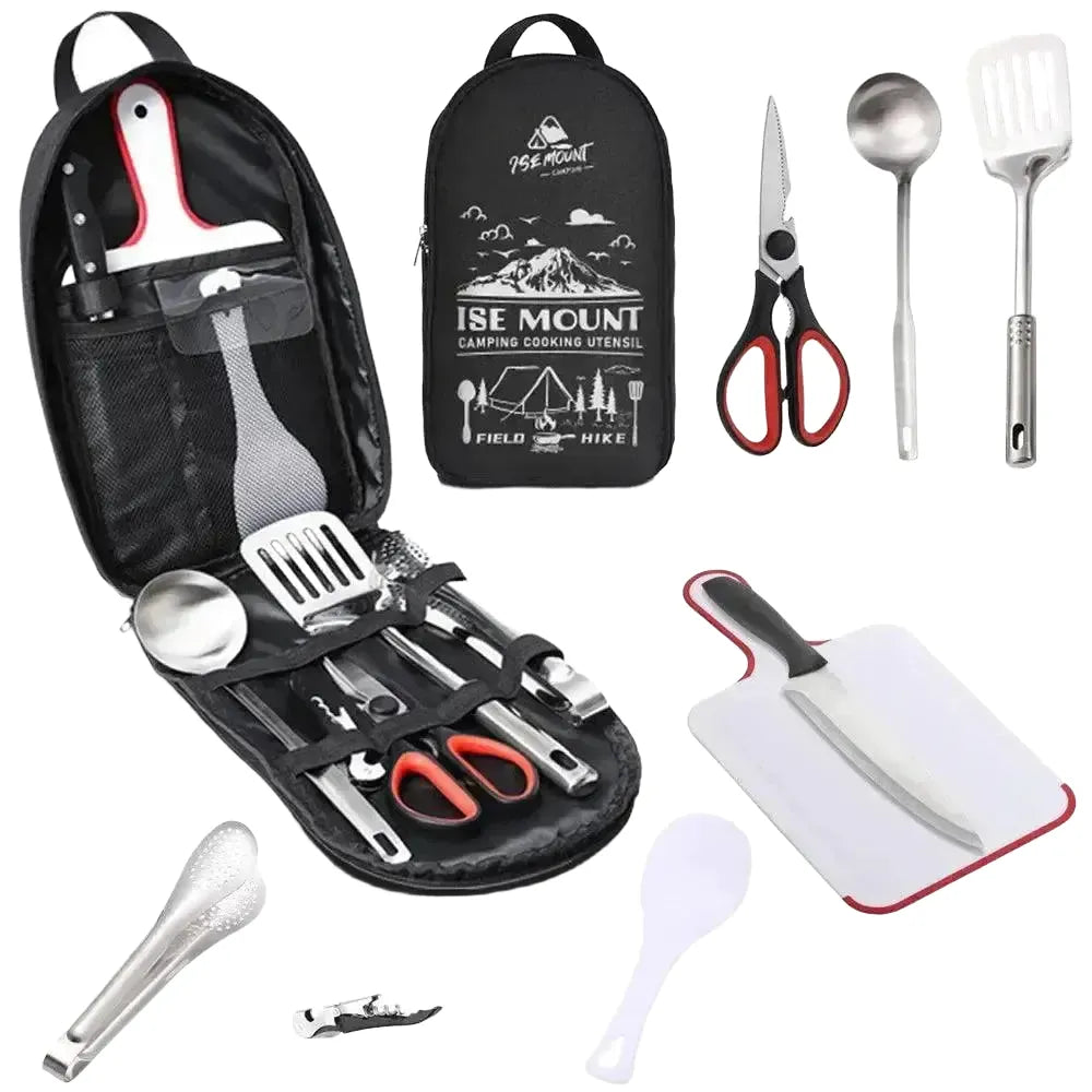 Stainless Steel Portable Camping Utensil Set — product view 1
