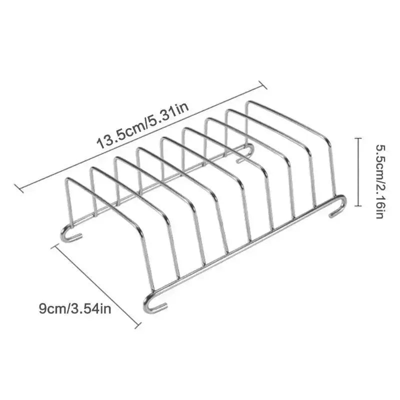Stainless Steel Air Fryer Rack For Bbq Bread Grilling