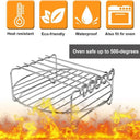 Stainless Steel Air Fryer Rack for BBQ Bread Grilling