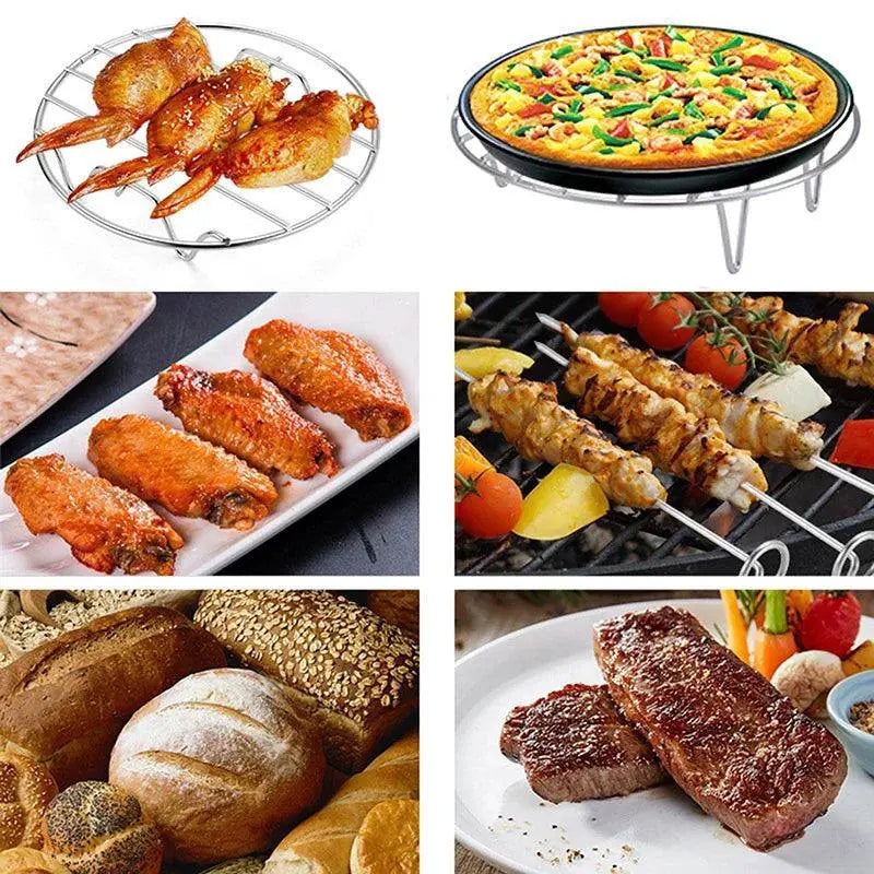 Stainless Steel Air Fryer Steamer Rack For Cooking