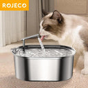 Stainless Steel Automatic Cat Water Fountain for Cats Dogs
