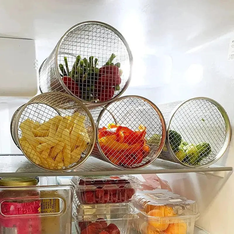 Stainless Steel Grill Basket for Outdoor Barbecue Cooking