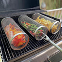 Stainless Steel Barbecue Grill Basket for Outdoor Cooking