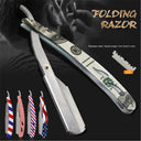 Stainless Steel Barber Razor Precision Shaving Tool Portable