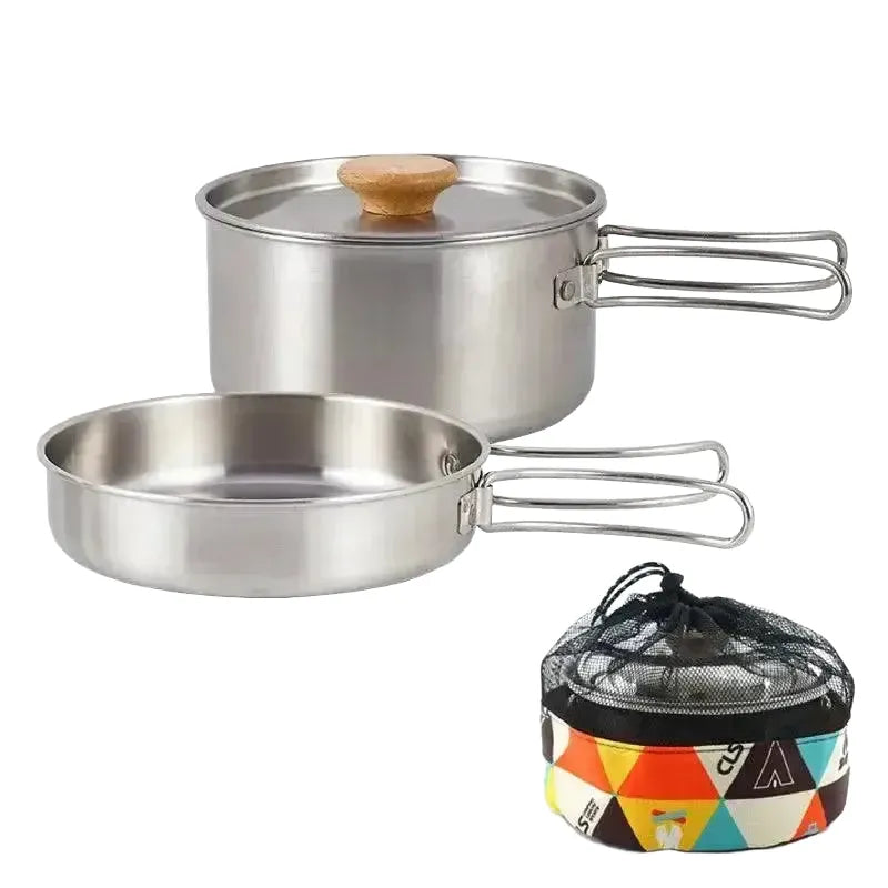 Durable Camping Cookware Set Outdoors Edition AA — SET