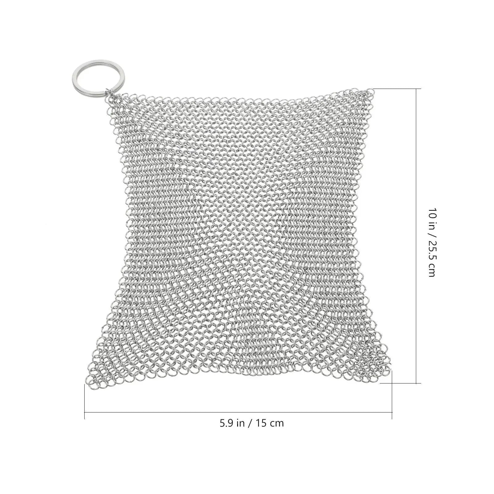 Stainless Steel Cast Iron Cleaner and Scrubber for Cookware