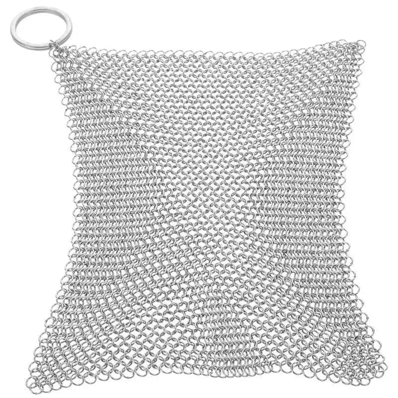 Stainless Steel Cast Iron Cleaner and Scrubber for Cookware