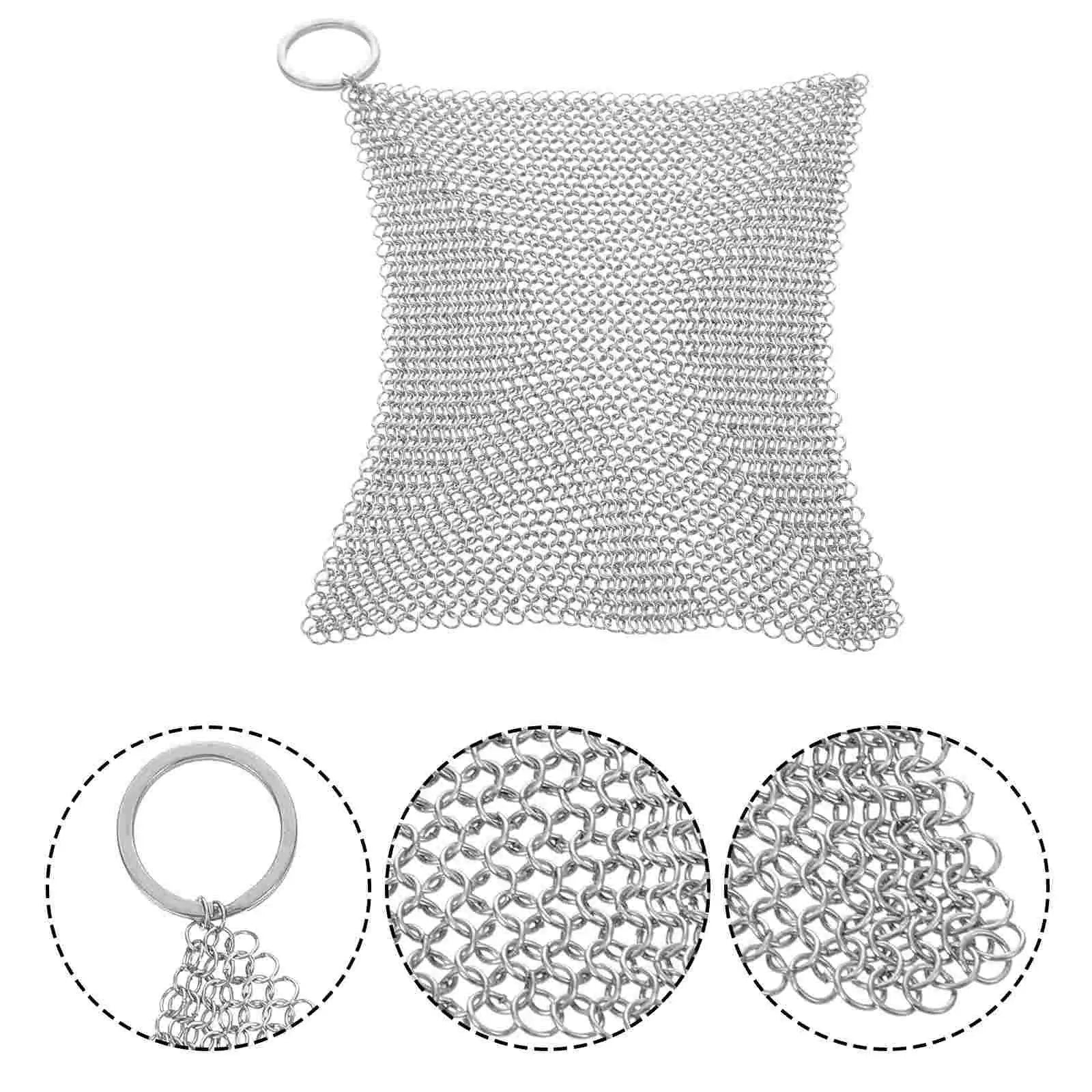 Stainless Steel Cast Iron Cleaner and Scrubber for Cookware