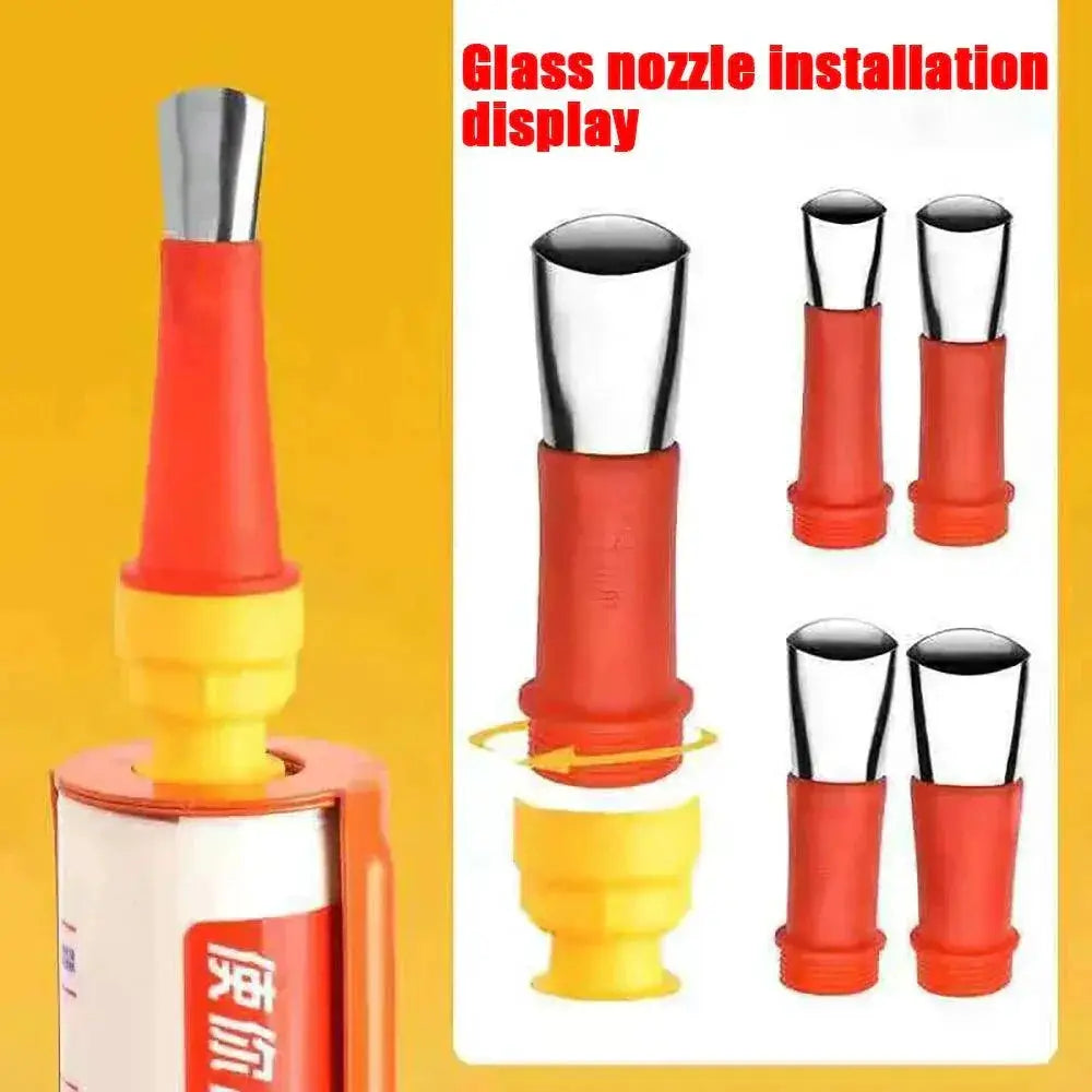Stainless Steel Caulk Nozzle Applicator For Bathroom Sink