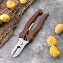Stainless Steel Chestnut Scissors Peeler Nut Cracker Kitchen Tool All In One Kit