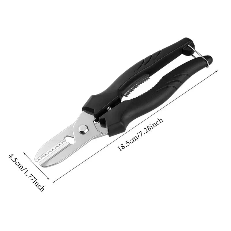 Stainless Steel Chestnut Scissors Peeler Nut Cracker Kitchen Tool All In One Kit