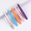 Stainless Steel Colorful Eyebrow Tweezer Precision Tool Set