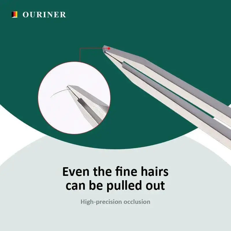 Stainless Steel Colorful Eyebrow Tweezer Precision Tool Set