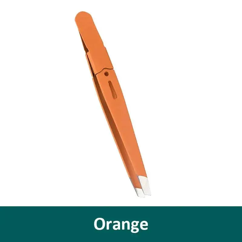 Stainless Steel Colorful Eyebrow Tweezer Precision Tool Set