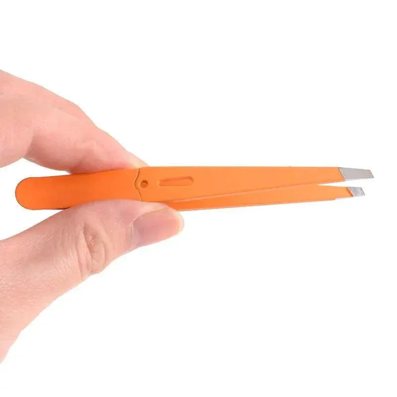 Stainless Steel Colorful Eyebrow Tweezer Precision Tool Set