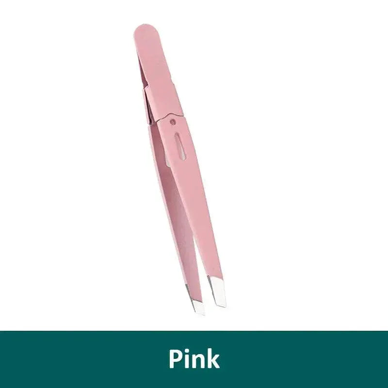 Stainless Steel Colorful Eyebrow Tweezer Precision Tool Set